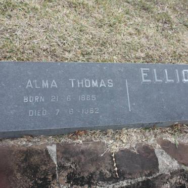 ELLIOTT Alma Thomas 1885-1962 &amp; Ivy Eliza 1890-1979