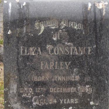 FARLEY Eliza Constance nee JENNINGS -1948