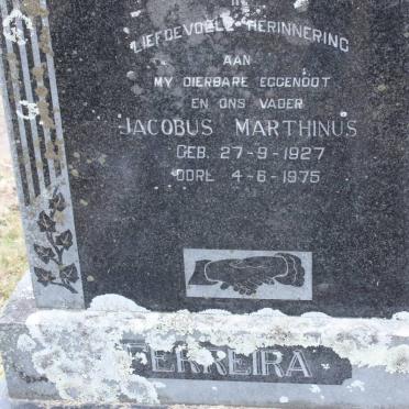 FERREIRA Jacobus Marthinus 1927-1975