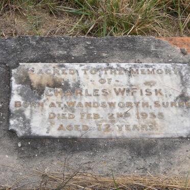 FISK Charles W. -1935