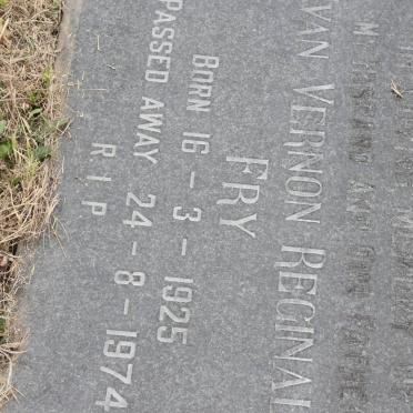 FRY Ivan Vernon Reginald 1925-1974