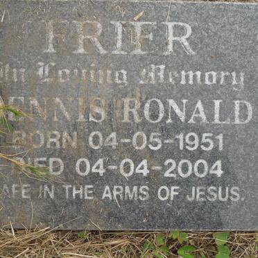 FRIER Dennis Ronald 1951-2004