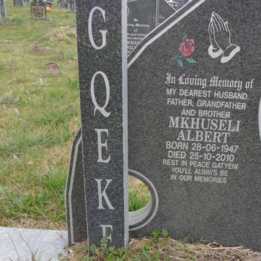 GQEKE Mkhuseli Albert 1947-2010