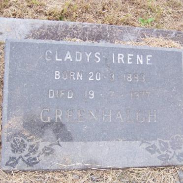 GREENHALGH Gladys Irene 1893-1977