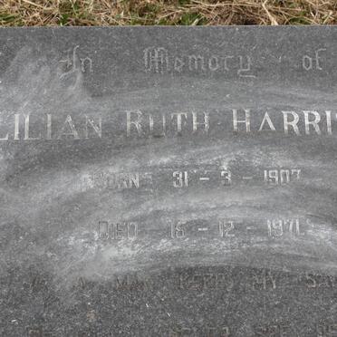 HARRISON Lilian Ruth 1907-1971