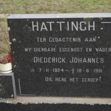 HATTINGH Diederick Johannes 1924-1991