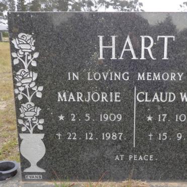 HART Claud Wilfred 1905-1993 &amp; Marjorie 1909-1987