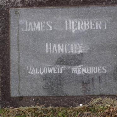 HANCOX James Herbert 