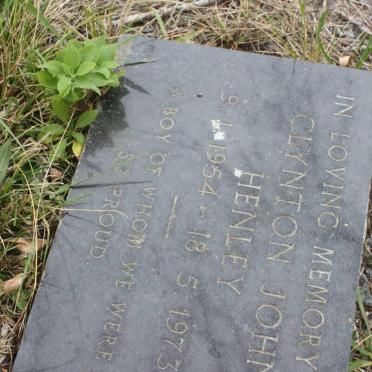 HENLEY Clynton John 1954-1973