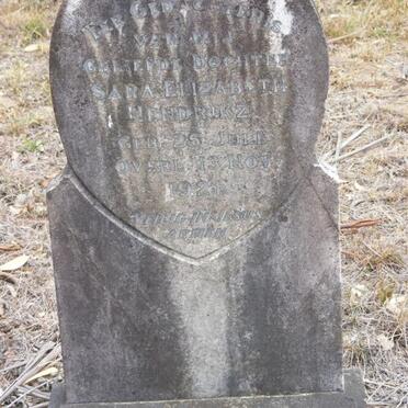 HENDRIKZ Sara Elizabeth -1921