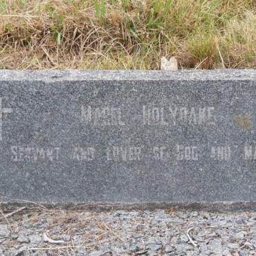 HOLYOAKE Mabel