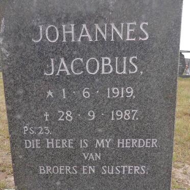 HORN Johannes Jacobus 1919-1987