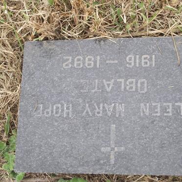 HOPE Eileen Mary 1916-1992