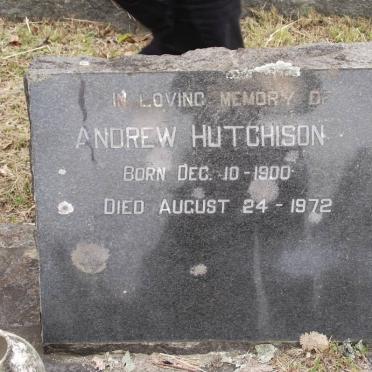 HUTCHISON Andrew 1900-1972