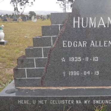 HUMAN Edgar Allen 1935-1996