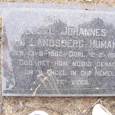 HUMAN Wessel Johannes von Landsberg 1962-1969