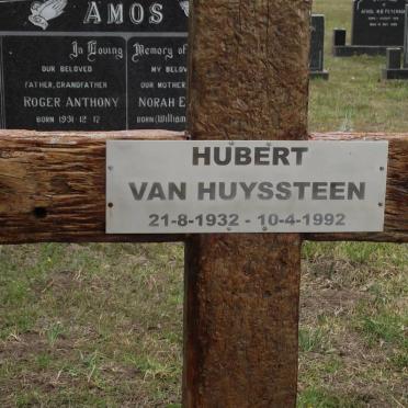 HUYSSTEEN Hubert, van 1932-1992
