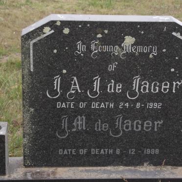 JAGER J.A.J., de -1992 &amp; J.J. -1998