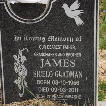 JAMES Sicelo Gladman 1956-2011