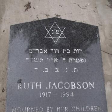 JACOBSON Ruth 1917-1994