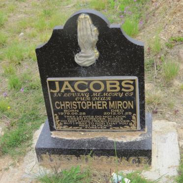 JACOBS Christopher Miron 1979-2012
