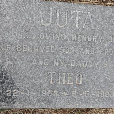 JUTA Theophilus 1915-1988 &amp; Phyllis 1917-1997 :: JUTA Theo 1953-1985