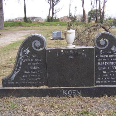KOEN Marthinus Christoffel 1915-1988 :: KOEN Maria Magdalena 1952-1976