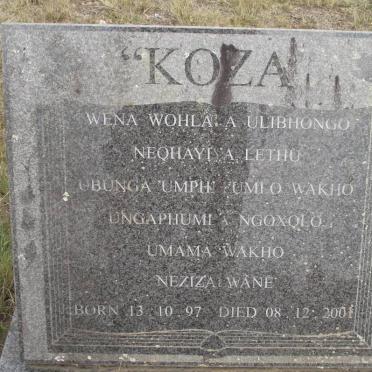 KOZA Neqhayiya Lethu 1997-2001