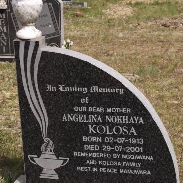 KOLOSA Angelina Nokhaya 1913-2001