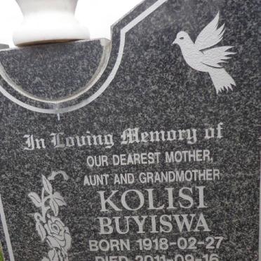 KOLISI Buyiswa 1918-2011