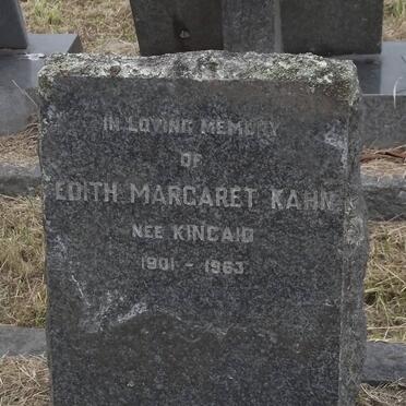 KAHN Edith Margaret nee KINCAID 1901-1963