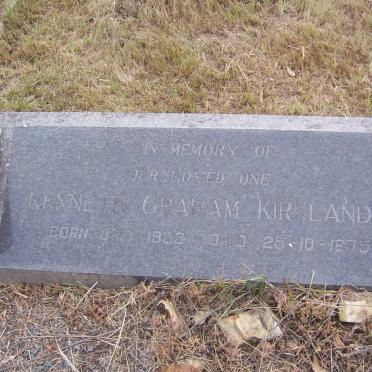 KIRKLAND Kenneth Graham 1933-1975