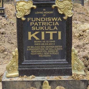KITI Fundiswa Patricia Sukula 1949-2013