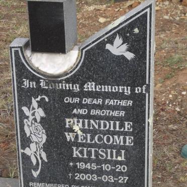 KITSILI Phindile Welcome 1945-2003
