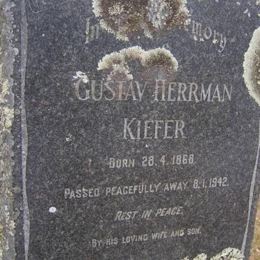 KIEFER Gustav Herrman 1869-1942