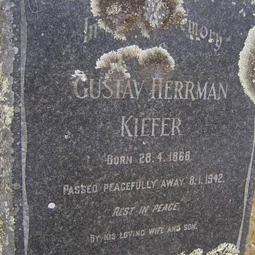 KIEFER Gustav Herrman 1869-1942