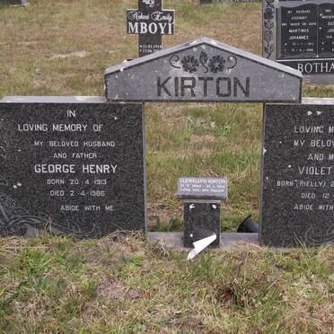 KIRTON George Henry 1913-1986 &amp; Violet Rachel RIELLY 1910-1990
