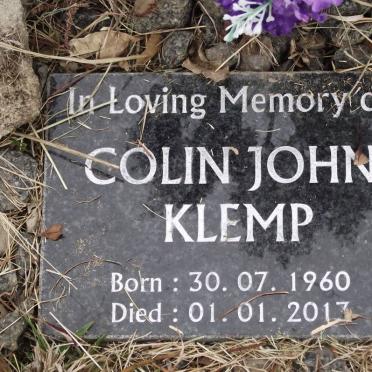 KLEMP Colin John 1960-2013