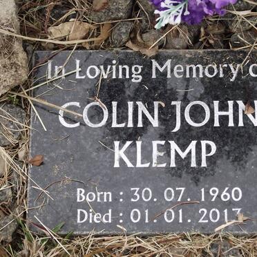 KLEMP Colin John 1960-2013