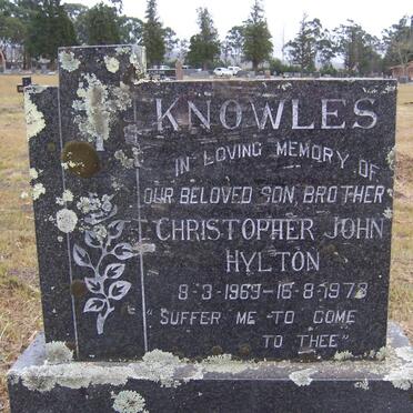 KNOWLES Christopher John Hylton 1969-1978