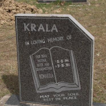 KRALA Nomakula 1944-2000