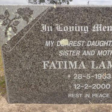 LAMANI Fatima 1963-2000