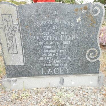 LACEY Malcolm Frank 1908-1968