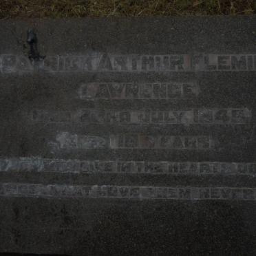 LAWRENCE Patrick Arthur Fleming -1949