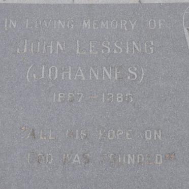 LESSING Johannes 1887-198?