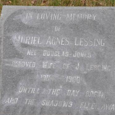 LESSING Muriel Agnes nee DOUGLAS-JONES 1904-1966