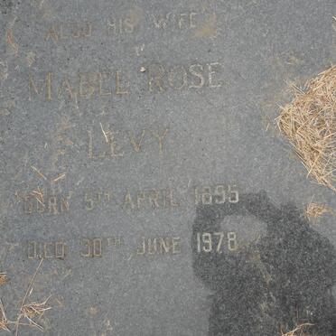 LEVY Mabel Rose 1895-1978