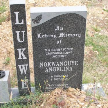 LUKWE Nokwanguye Angelina 1940-2012