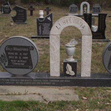 LUBELWANA Bali Wakeford 1917-1996 &amp; Thandeka Innocent 1926-1998