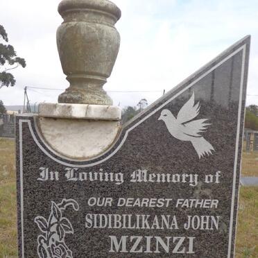 MZINZI Sidibilikana John 1896-2000